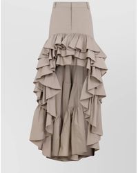 Moschino - Cotton Long Skirt - Lyst