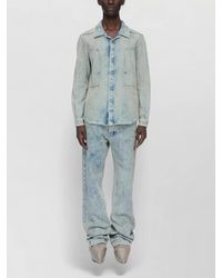 Rick Owens - Honeycomb Denim Straight-Leg Jeans - Lyst