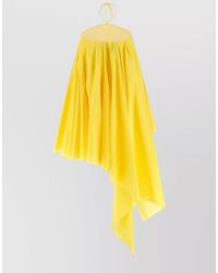 Jacquemus - Pleated Dress With An Asymmetric Cut - Lyst