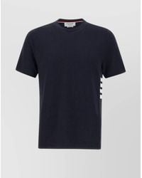 Thom Browne - Cotton Piqué Short-Sleeve T-Shirt - Lyst