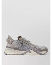Fendi - Leather Flow Low-Top Sneakers - Lyst