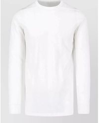 Rick Owens - Crew Neck Long Sleeve Regular Fit Shirt - Lyst