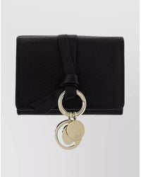 Chloé - Leather Alphabet Wallet Charm Detail - Lyst