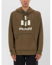 Isabel Marant - Relaxed-Fit Hoodie With Bold Graphic Print - Lyst
