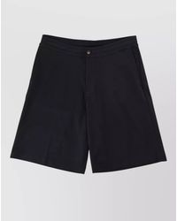 Herno - Cotton Beach Shorts Side And Back Pockets - Lyst