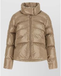 Pinko - Mirco Down Jacket High Collar Cropped - Lyst