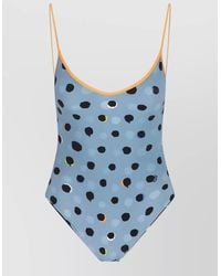 Fendi - Printed One-Piece Swimsuit - Lyst