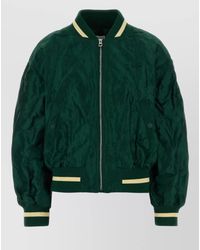 Loewe - Tech Fabric Bomber Jacket Quilted Texture - Lyst