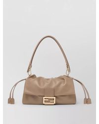 Fendi - Baguette Soft Medium Leather Clutch Bag - Lyst