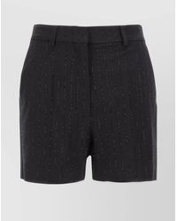 Max Mara - Virgin Wool Tailored Shorts - Lyst