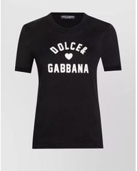 Dolce & Gabbana - T-Shirt With Logo - Lyst