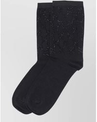 Gucci - Mid Calf Embellished Socks Ribbed Cuffs - Lyst