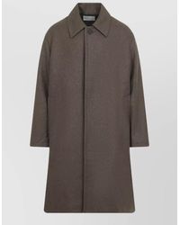 Studio Nicholson - Wool Long Relaxed-Fit Overcoat - Lyst