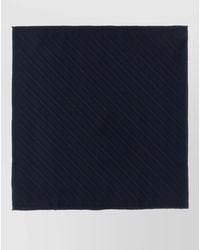 Brunello Cucinelli - Regimental Pure Silk Pocket Square - Lyst
