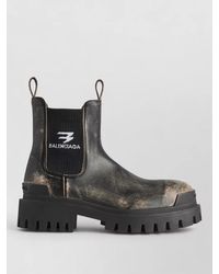 Balenciaga - Leather Chelsea Ankle Boots - Lyst