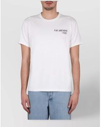 Fay - Logo Print T-Shirt - Lyst