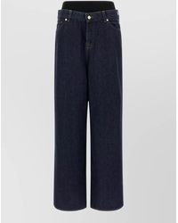 7 For All Mankind - Denim High-Rise Wide-Leg Jeans - Lyst