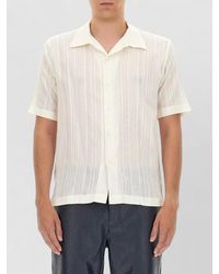 Séfr - Sunel Shirt Regular Fit Sheer Short Sleeves - Lyst