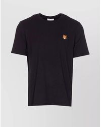 Maison Kitsuné - Organic Cotton Regular Fit Fox Head T-Shirt - Lyst