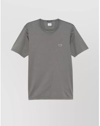 C.P. Company - Crew Neck Cotton T-Shirt Patch - Lyst