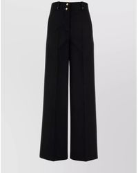Moncler - Wide-Leg High Waist Palazzo Pant With Button Detailing - Lyst