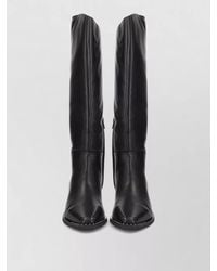 Ash - Harpo Western Knee High Studded Boots - Lyst