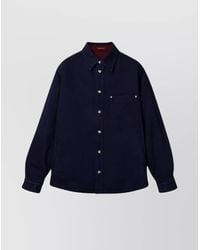 Gucci - Denim Reversible Shirt Jacket - Lyst