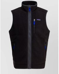 Patagonia - Sleeveless Fleece Vest High Collar - Lyst