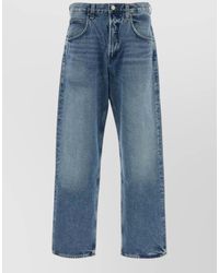 Agolde - High Waist Wide Leg Denim Pants - Lyst