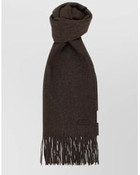 Agnona - Silk Cashmere Fringed Scarf - Lyst