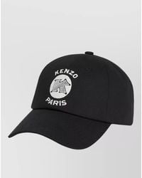 KENZO - Paris Logo Baseball Cap Curved Brim - Lyst