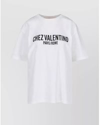 Valentino - Cotton T-Shirt - Lyst