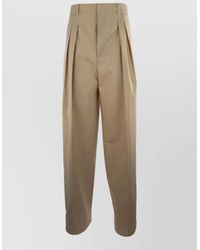 Bottega Veneta - Pleated Pants Belt Loops Rear Pockets - Lyst