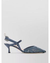 Fendi - Mesh Colibrì Lite Slingback Pumps - Lyst