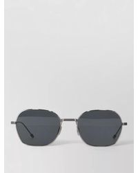 Thom Browne - Titanium Rectangular Sunglasses Metal Frame Design - Lyst