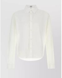 Loewe - Tailored Cotton Shirt With Long Sleeves - Lyst