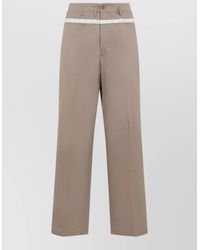 Maison Margiela - Wide-Leg Cotton Tailored Shorts - Lyst