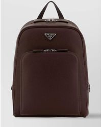 Prada - Leather Backpack - Lyst