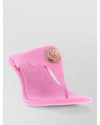 Versace - Alia Thong Sandals Heel Design Open Toe - Lyst