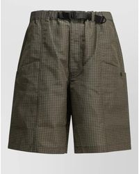 Comme des Garçons - Checked Cargo Shorts Belt Loops Pockets - Lyst