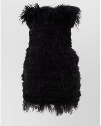 Sportmax - Embroidered Polyester Mini Dress - Lyst