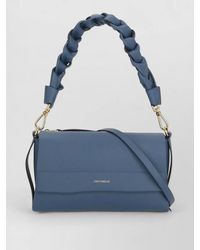Coccinelle - Leather Shoulder Bag Braided Handle Hardware - Lyst
