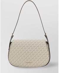 Michael Kors - Canvas Moore Shoulder Bag With-Tone Hardware - Lyst