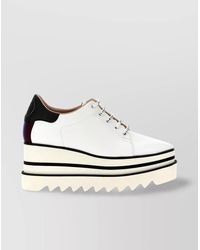 Stella McCartney - Platform Wedge Low-Top Sneakers - Lyst