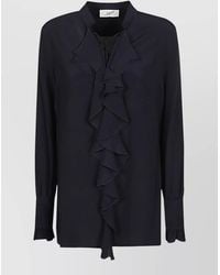 The Seafarer - Milly Long Sleeve Shirt Ruffled Front - Lyst