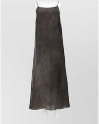 Uma Wang - Anaya Maxi Dress Sheer Spaghetti Straps - Lyst