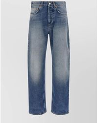 Magliano - Denim Relaxed-Fit Straight-Leg Trousers - Lyst