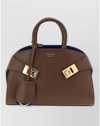Ferragamo - The Hug Bag Xs Leather Shoulder Bag - Lyst
