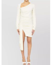 Off-White c/o Virgil Abloh - Draped Asymmetric Maxi Dress - Lyst