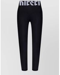 DIESEL - Adeline Stretch High Waist Ankle Trousers - Lyst